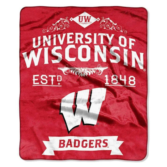  Wisconsin Badgers Blanket 50x60 Raschel Label Design -  ToylandEU™