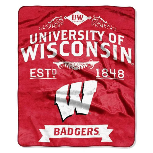  Wisconsin Badgers Blanket 50x60 Raschel Label Design -  ToylandEU™