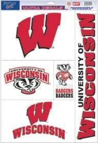  Wisconsin Badgers Decal 11x17 Ultra -  ToylandEU™
