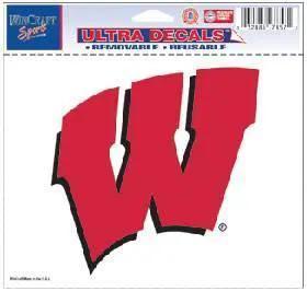  Wisconsin Badgers Decal 5x6 Ultra Color -  ToylandEU™