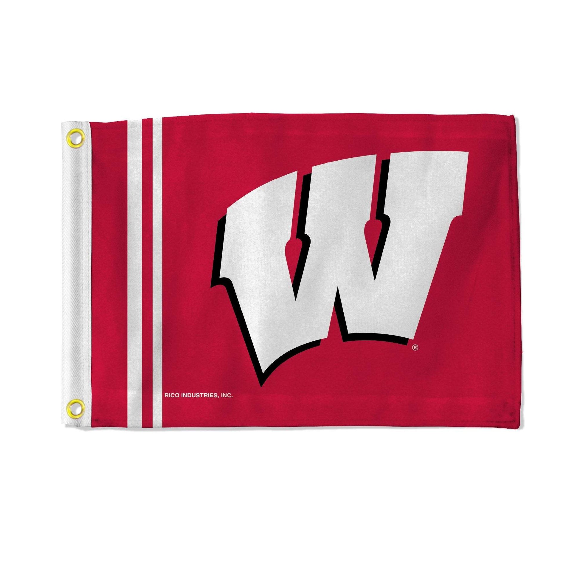 Wisconsin Badgers Flag 12x17 Striped Utility Banner - ToylandEU