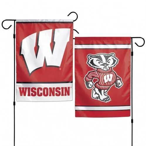  Wisconsin Badgers Garden Flag 12x18 Two Sided WinCraft -  ToylandEU™