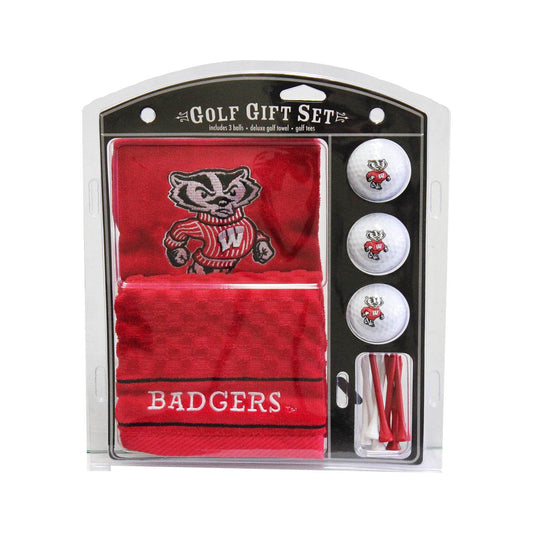 Wisconsin Badgers Golf Gift Set Embroidered Towel Team Golf - ToylandEU
