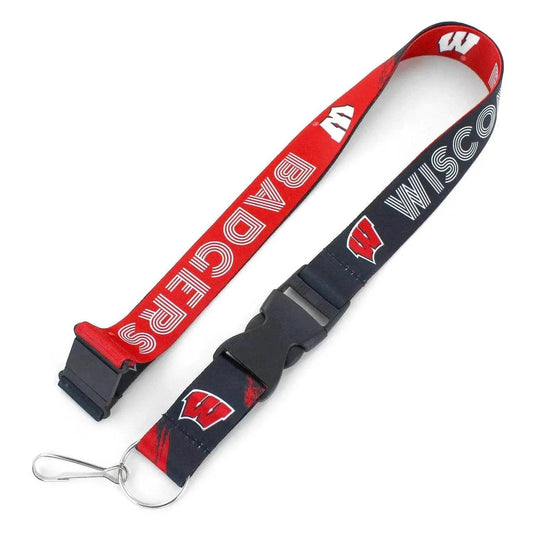  Wisconsin Badgers Lanyard Crossfade Sublimated Graphics -  ToylandEU™