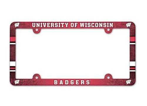  Wisconsin Badgers License Plate Frame - Full Color -  ToylandEU™