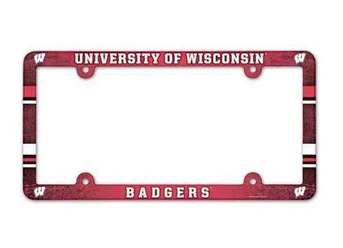 Wisconsin Badgers License Plate Frame - Full Color - ToylandEU