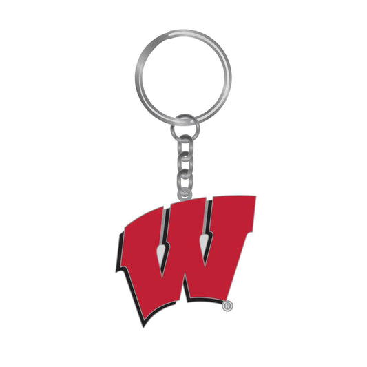 Wisconsin Badgers Logo Keychain With Detachable Split Ring - ToylandEU