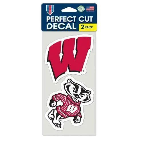  Wisconsin Badgers Set of 2 Die Cut Decals -  ToylandEU™