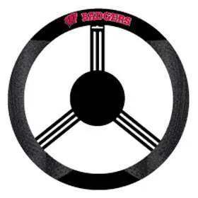  Wisconsin Badgers Steering Wheel Cover Mesh Style Universal -  ToylandEU™