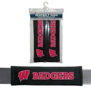  Wisconsin Badgers Velour Seat Belt Pads For Universal Fit -  ToylandEU™