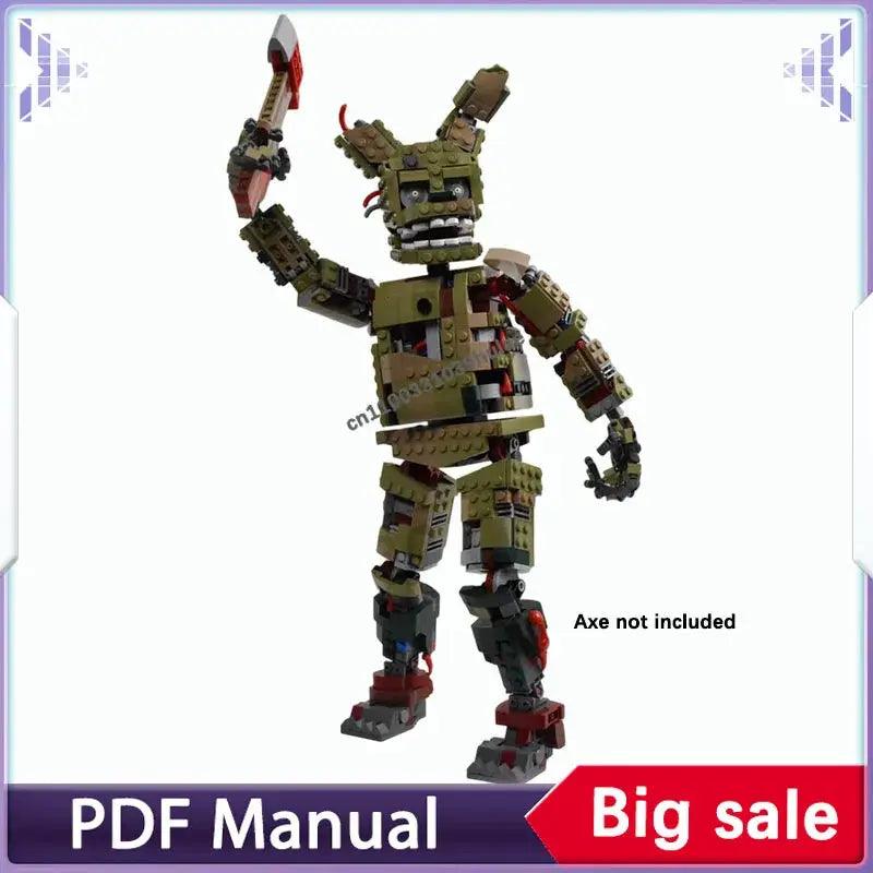  Withered Bonnie Springtrap Mimic Building Blocks Set -  ToylandEU™