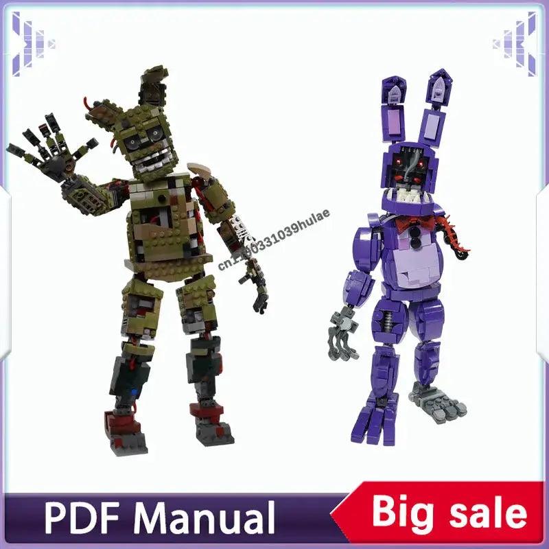  Withered Bonnie Springtrap Mimic Building Blocks Set -  ToylandEU™