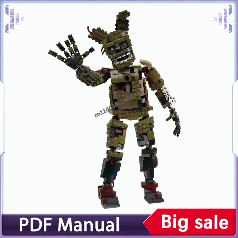  Withered Bonnie Springtrap Mimic Building Blocks Set -  ToylandEU™