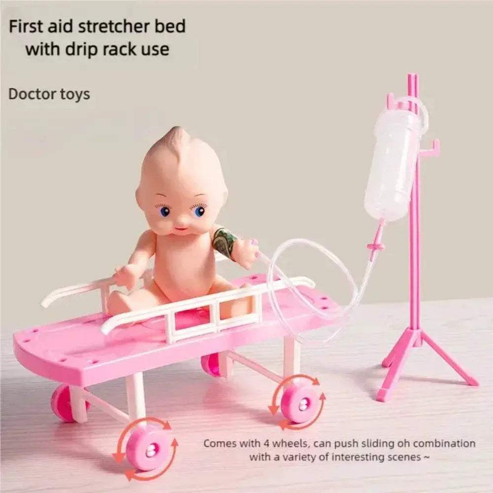 WizKidz Doctor Nurse Role Play Set Medical Tools Trolley Box - ToylandEU