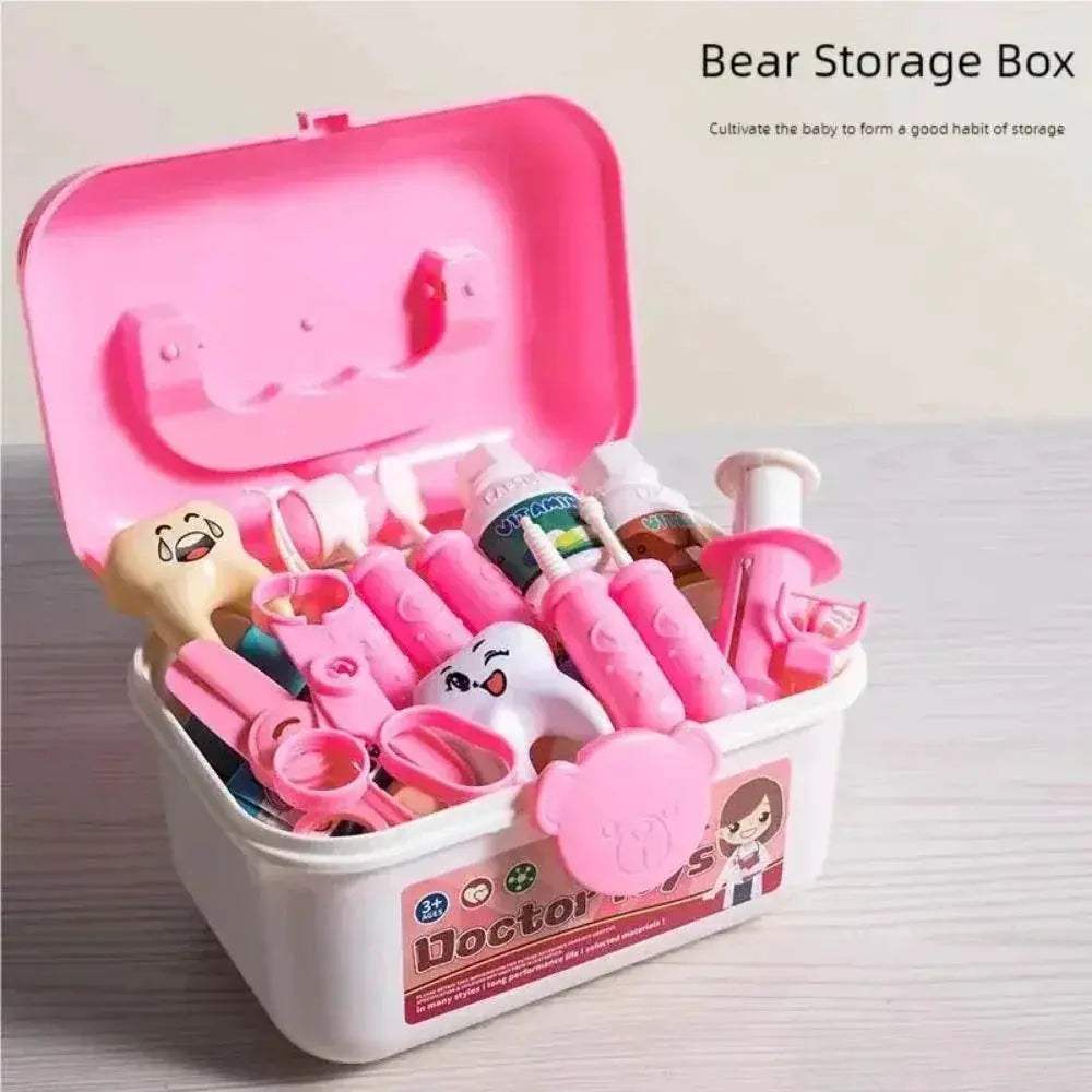 WizKidz Doctor Nurse Role Play Set Medical Tools Trolley Box - ToylandEU