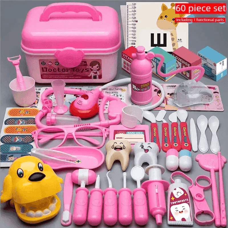 WizKidz Doctor Nurse Role Play Set Medical Tools Trolley Box - ToylandEU