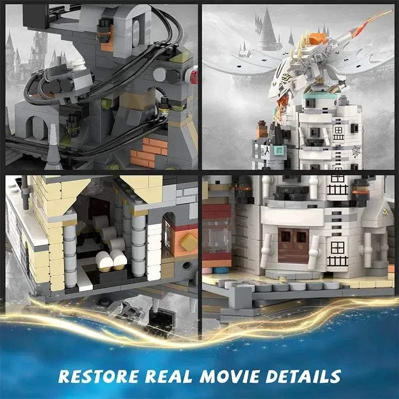 Wizard Tower Dragon Building Blocks Set For Creative Play - ToylandEU