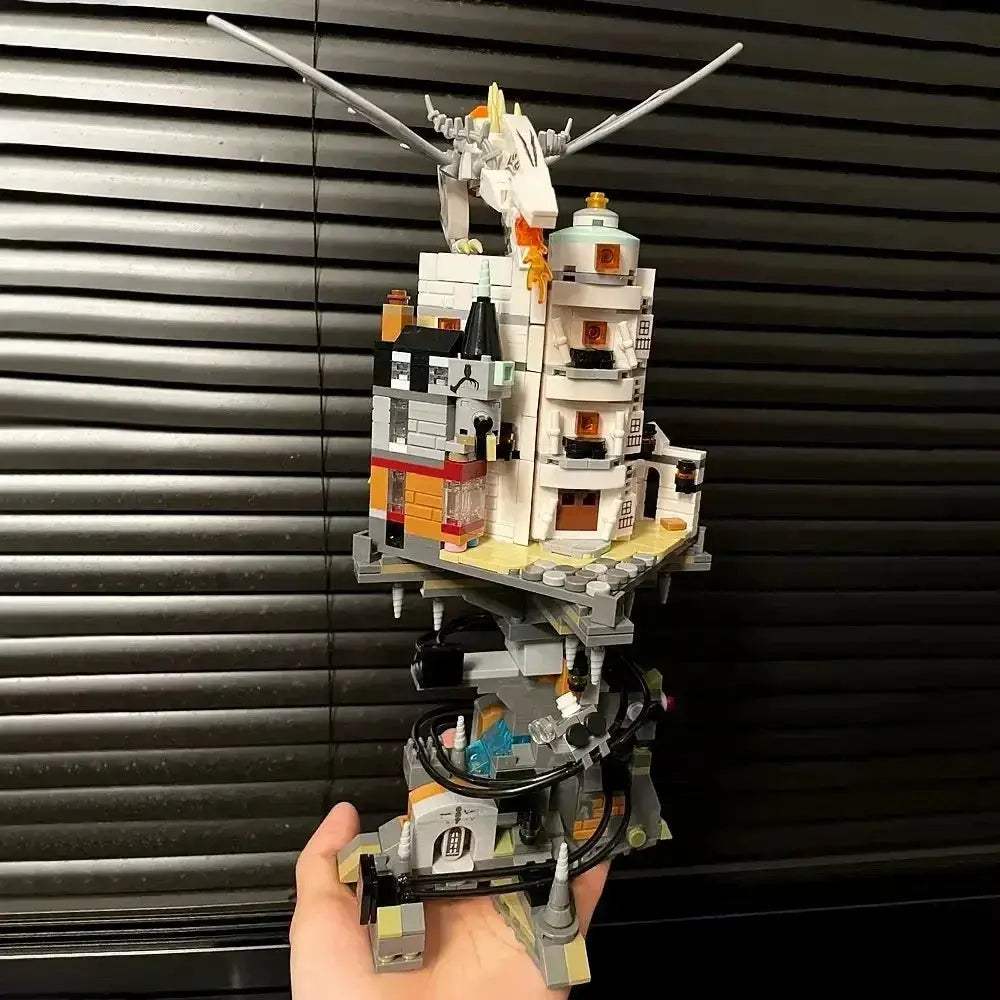 Wizard Tower Dragon Building Blocks Set For Creative Play - ToylandEU