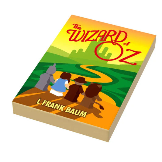 Wizard of Oz Book Tile (2x3) made using LEGO part - ToylandEU
