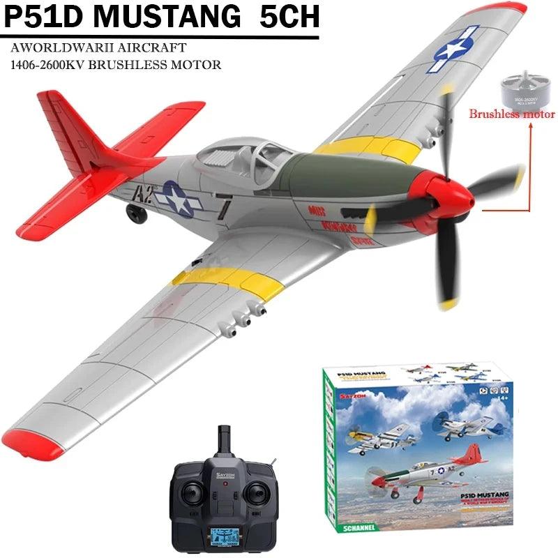 Wltoys P51D Rc Plane | 4 Channel Aerobatic | Toylandeu™