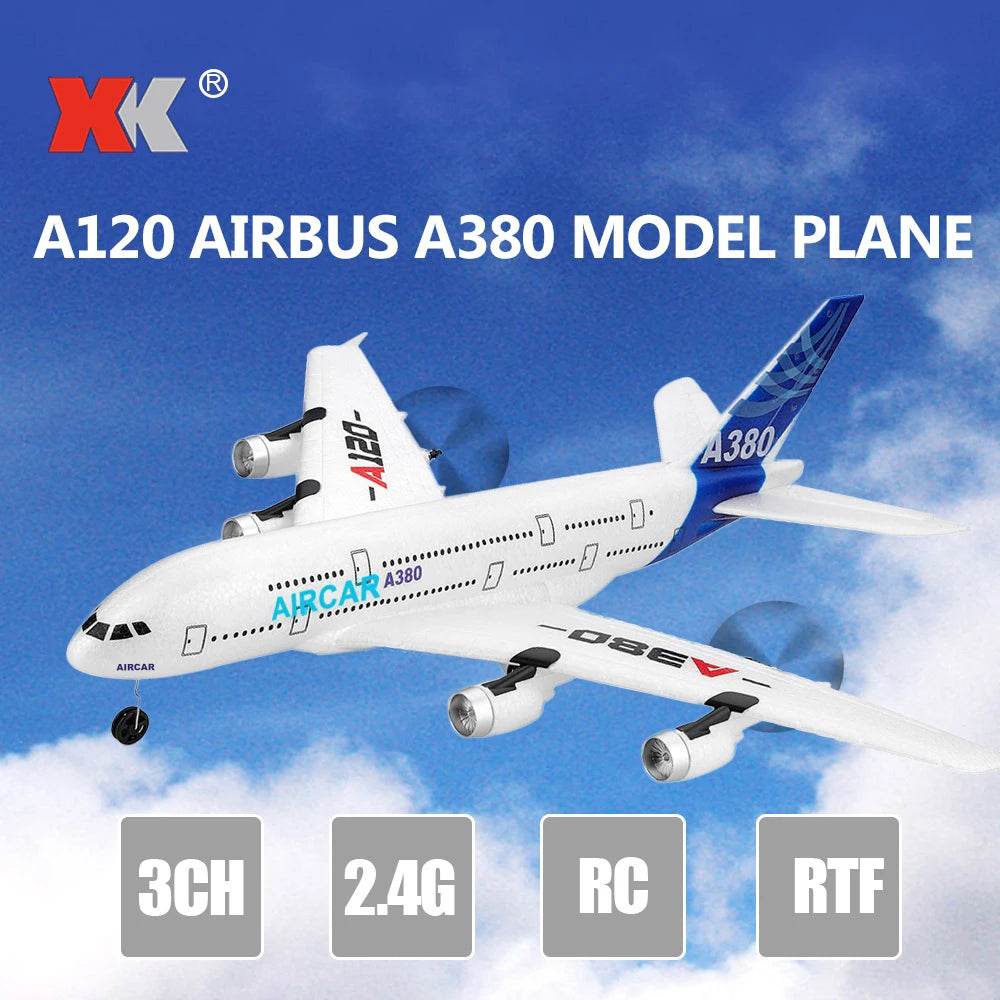 Wltoys XK A120 Aircar A380 Model Plane 3CH EPP RTF Airplane - ToylandEU