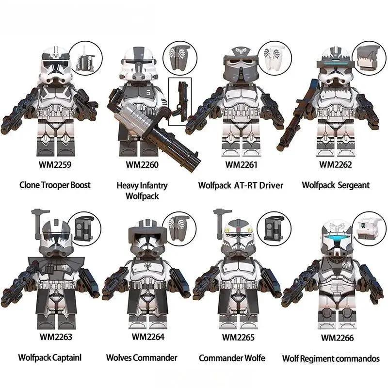  Wolfpack Clone troopers Set of 8 Star Wars Minifigures -  ToylandEU™