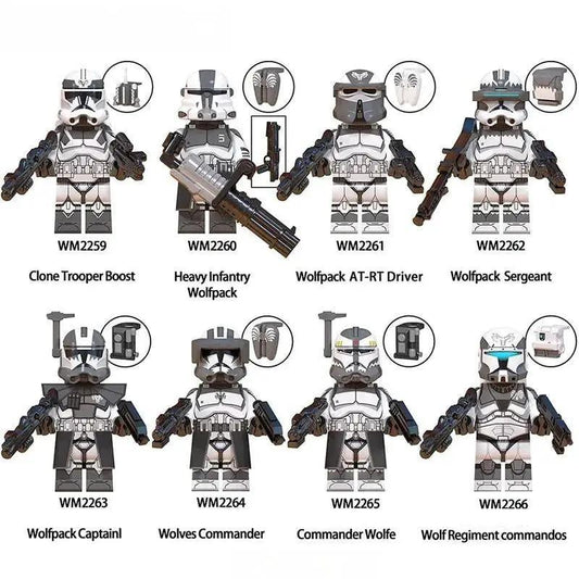  Wolfpack Clone troopers Set of 8 Star Wars Minifigures -  ToylandEU™