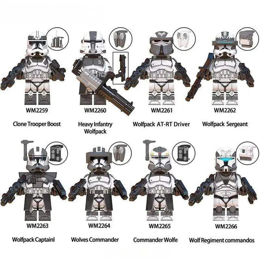  Wolfpack Clone troopers Set of 8 Star Wars Minifigures -  ToylandEU™