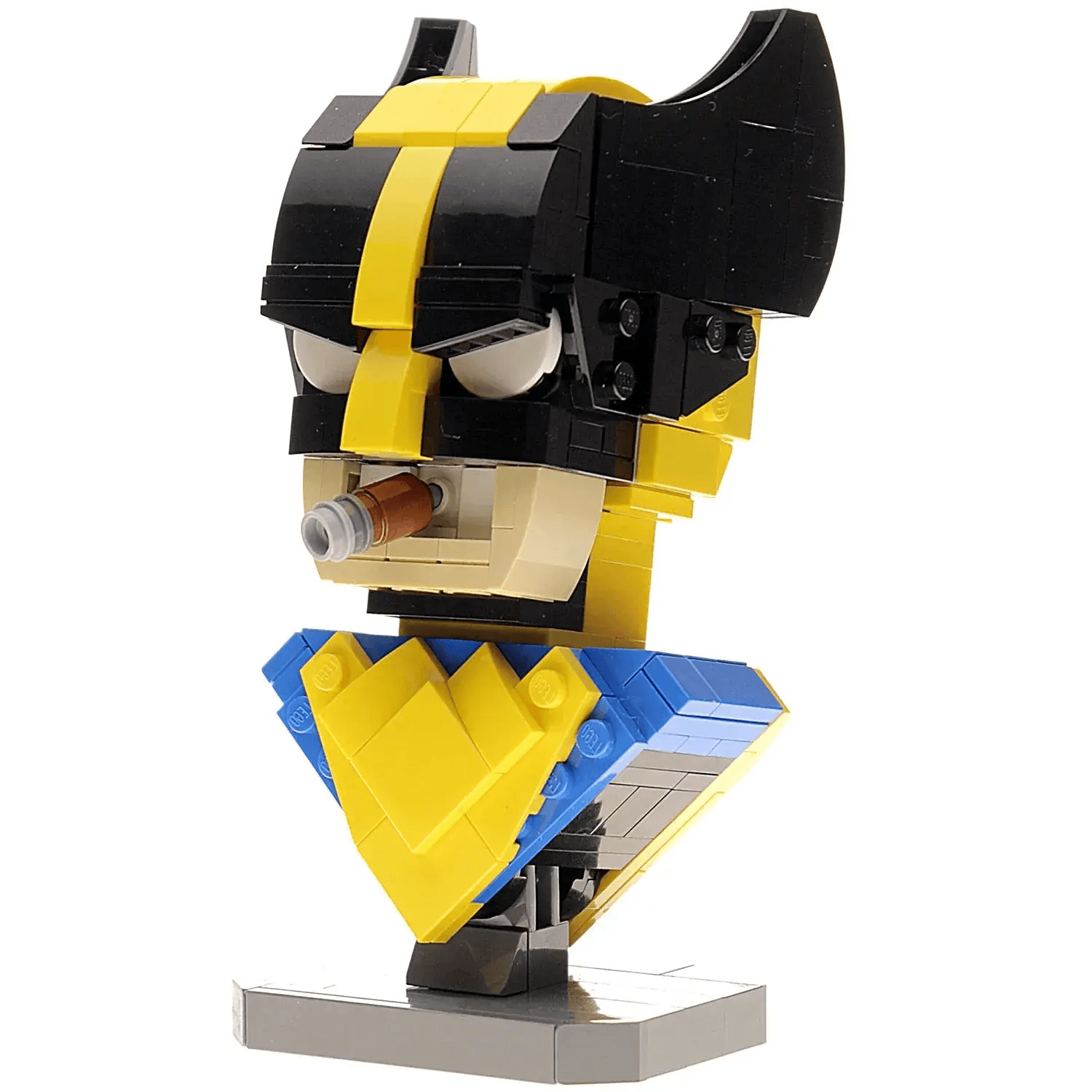 LEGO Wolverine Bust Kit With 275 Bricks And PDF Instructions - ToylandEU
