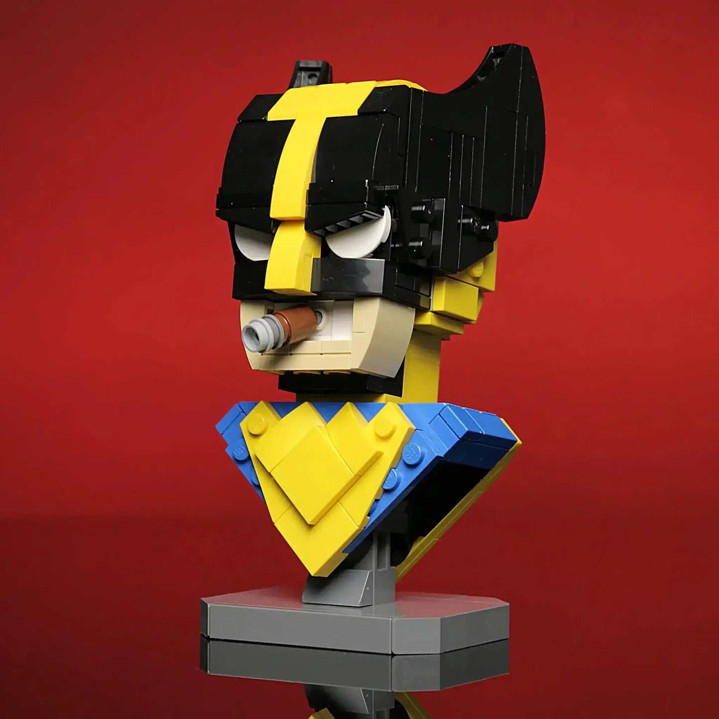 LEGO Wolverine Bust Kit With 275 Bricks And PDF Instructions - ToylandEU