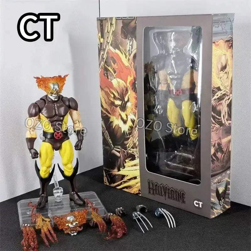 Wolverine Hellverine X Men Action Figure Premium Quality - ToylandEU