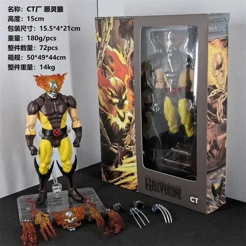  Wolverine Mafex 096 Hellverine Action Figure PVC Bust -  ToylandEU™