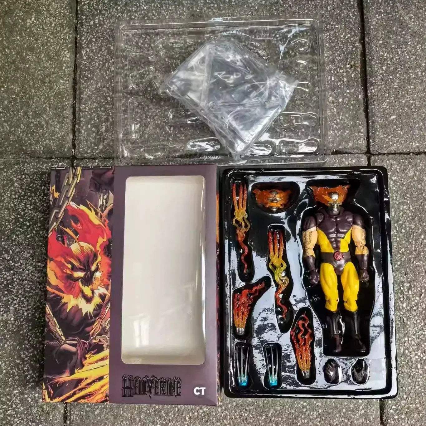Wolverine Mafex 096 Hellverine Action Figure PVC Statue Collectible - ToylandEU
