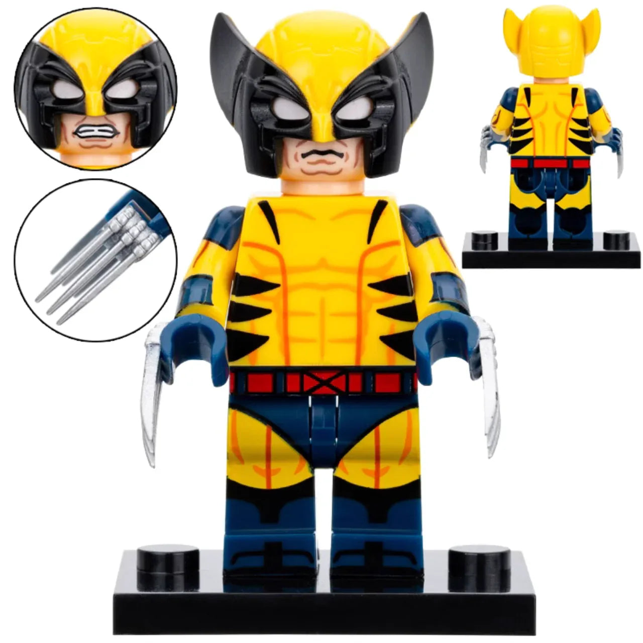 Custom Made Wolverine Figure X Men ABS Plastic Collectible Display Figure Compatible With Bricks - ToylandEU