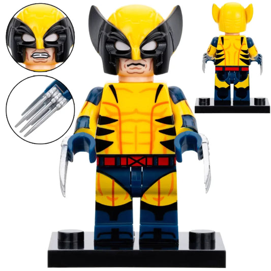 Custom Made Wolverine Figure X Men ABS Plastic Collectible Display Figure Compatible With Bricks - ToylandEU