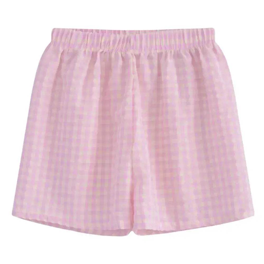 Women Plaid Pajama Shorts High Waisted Sleepwear Summer - ToylandEU