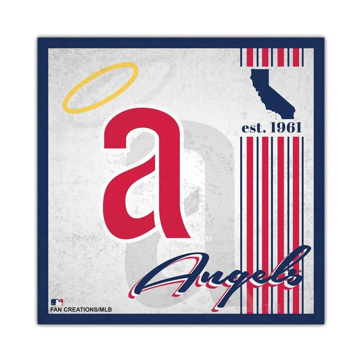  Los Angeles Angels Wood Sign 10x10 Album Design Custom -  ToylandEU™