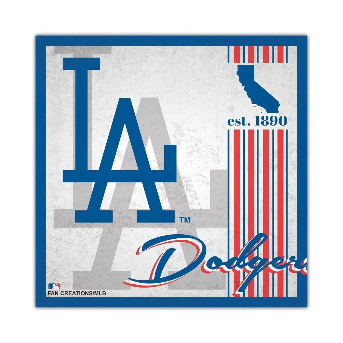  Los Angeles Dodgers Wood Sign 10x10 Album Decor Display -  ToylandEU™