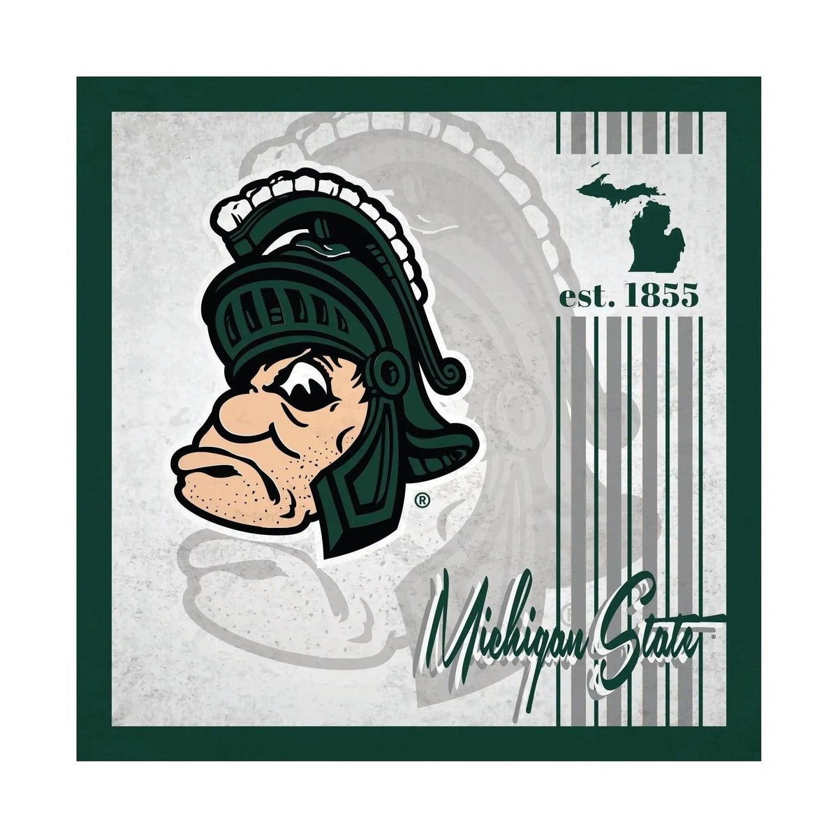  Michigan State Spartans Sign Wood 10x10 Album Design -  ToylandEU™