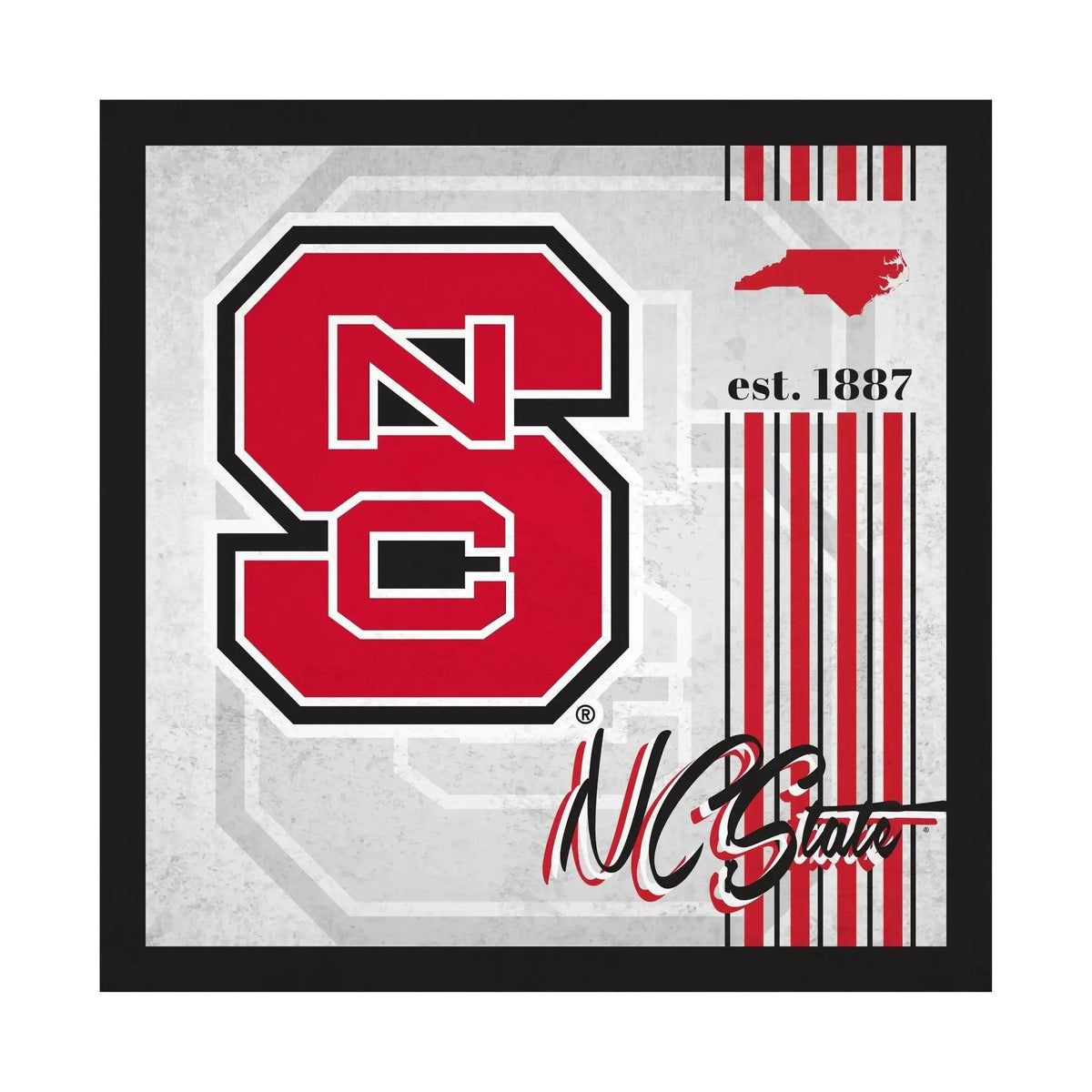  North Carolina State Wolfpack Wood Sign 10x10 Album Design -  ToylandEU™