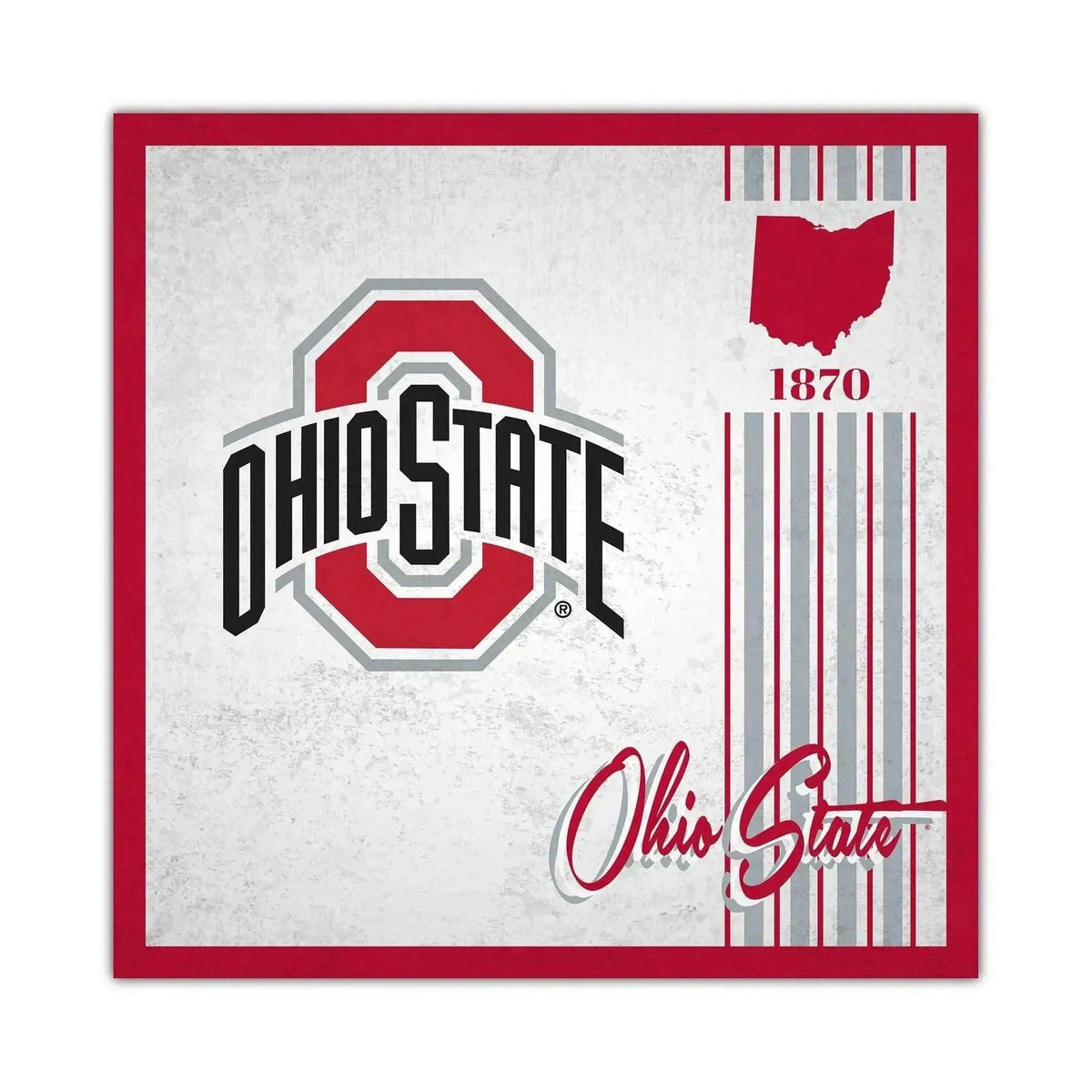  Ohio State Buckeyes Wood Sign 10x10 Album Design For Home -  ToylandEU™