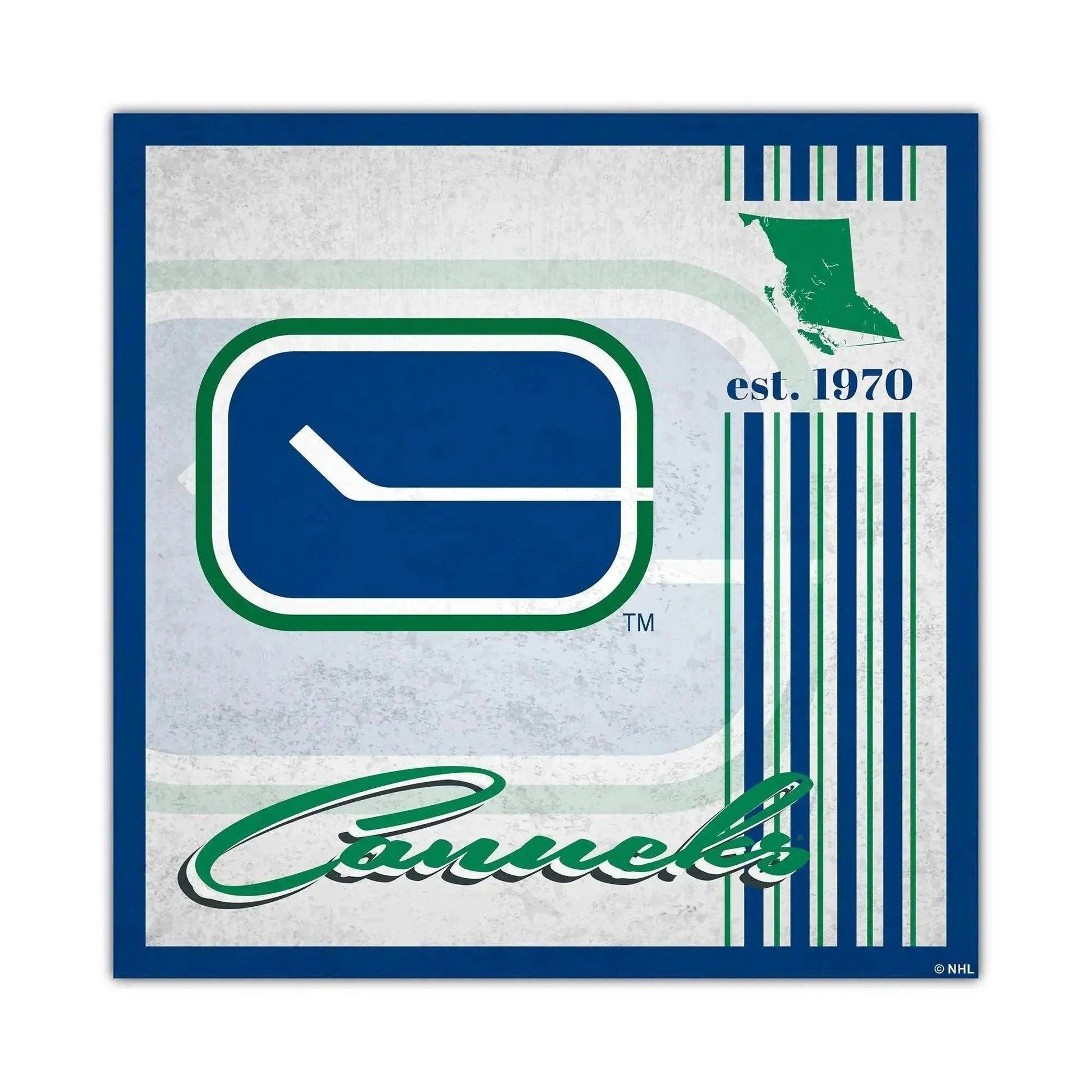  Vancouver Canucks Wood Sign 10x10 Album Design Order -  ToylandEU™