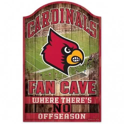  Louisville Cardinals Sign 11 by 17 Wood Fan Cave Design -  ToylandEU™