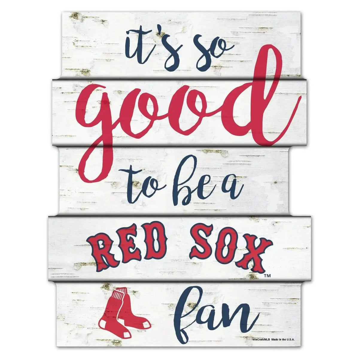  Boston Red Sox Sign 11x14 Wood Display Good To Be A Fan -  ToylandEU™