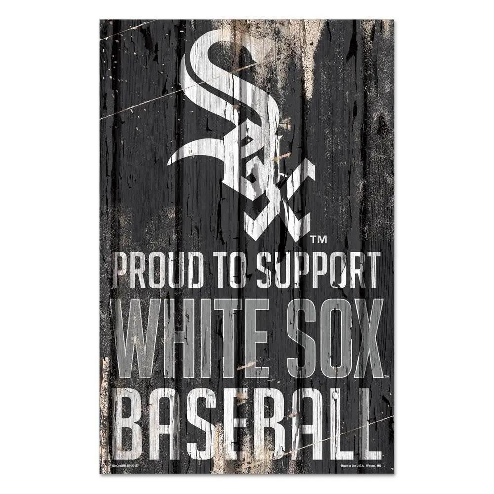  Chicago White Sox Sign 11x17 Wood Proud To Support Design -  ToylandEU™