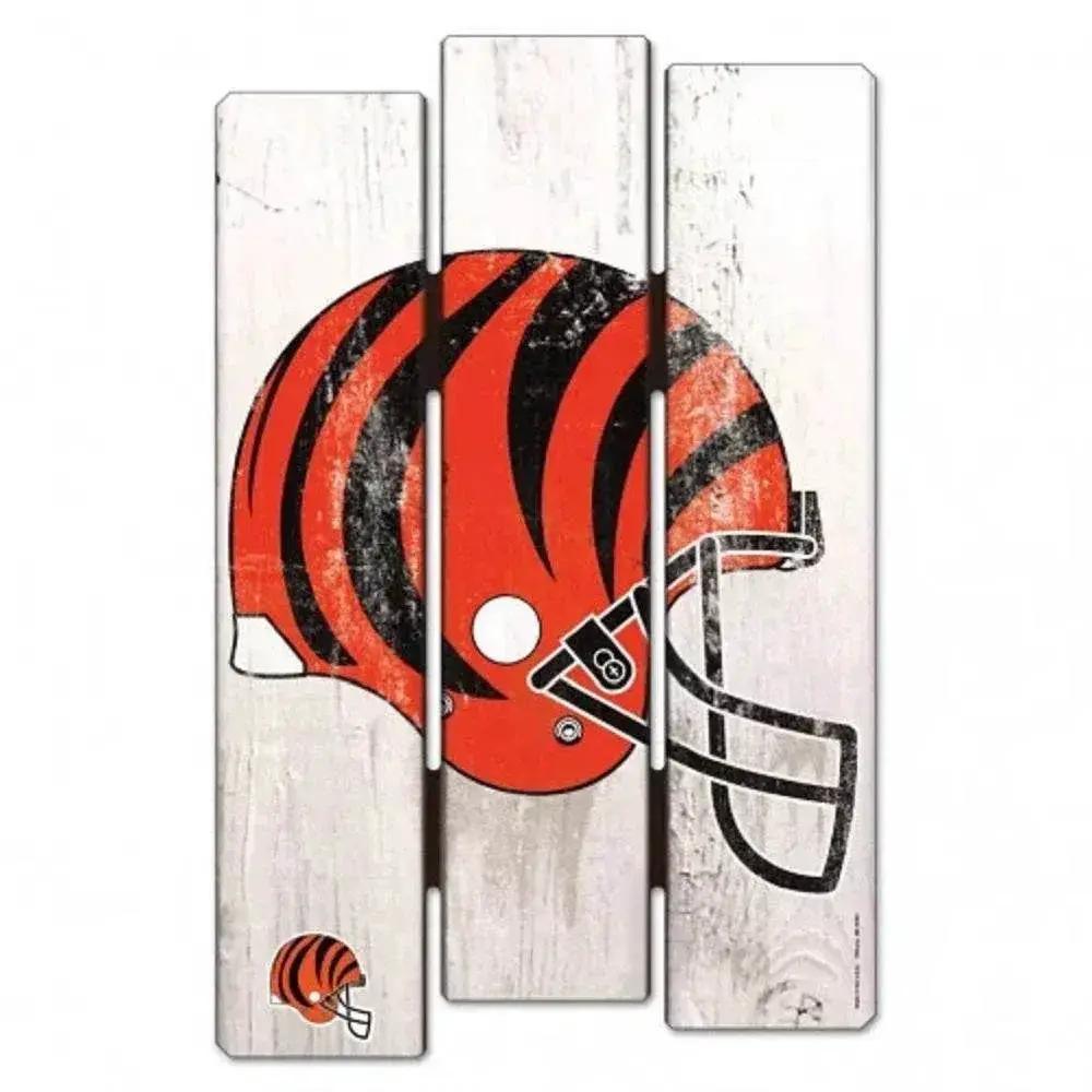  Cincinnati Bengals 11x17 Wood Fence Sign Retro White Washed -  ToylandEU™
