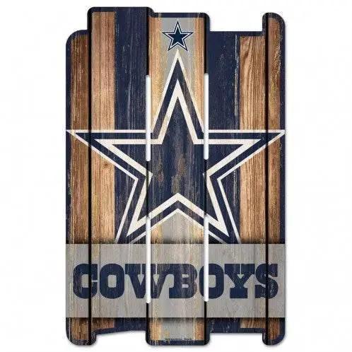  Dallas Cowboys 11x17 Wood Fence Style Sign Whitewashed -  ToylandEU™