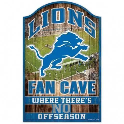  Detroit Lions 11x17 Wood Sign Fan Cave Decor Authentic -  ToylandEU™
