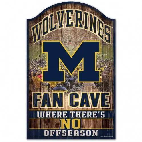  Michigan Wolverines 11x17 Wood Sign Fan Cave Decor Wall Art -  ToylandEU™