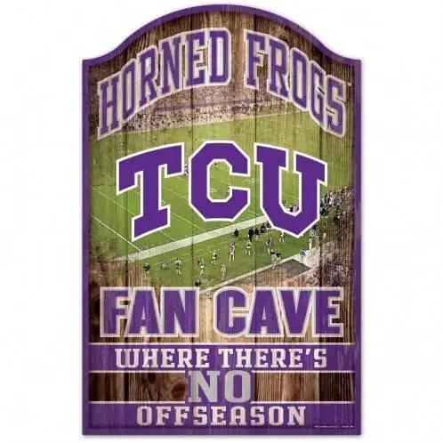  TCU Horned Frogs Wood Sign 11x17 Fan Cave Decor Antique -  ToylandEU™